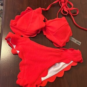 Super Cute Scalloped Bikini!